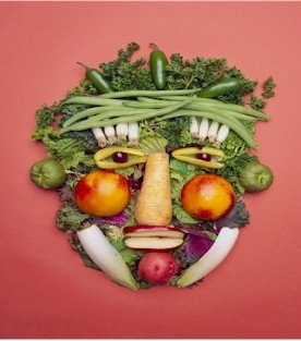 Thriving-Baby-Boomers - Nutrition - Face Made of Fresh Produce