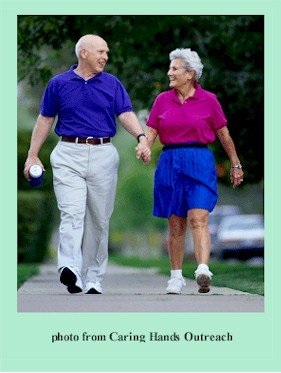 Thriving-Baby-Boomers - Leisure - Senior Couple Walking Hand-in-hand