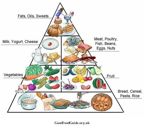 Thriving-Baby-Boomers - Nutrition - Standard American Diet Pyramid