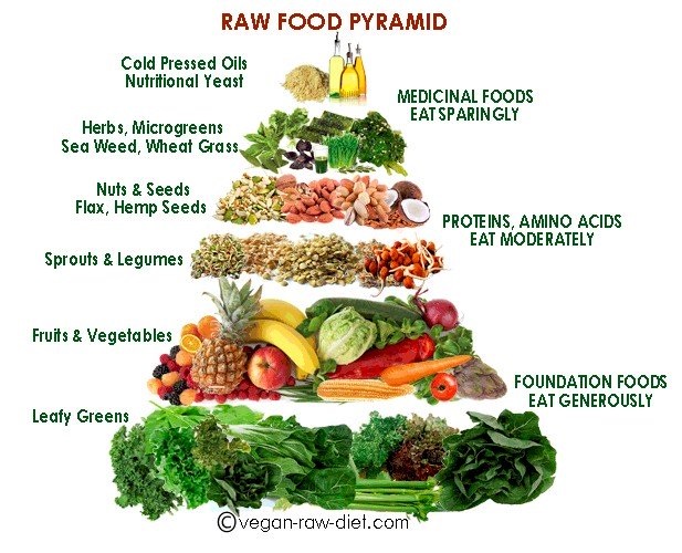 Thriving-Baby-Boomers - Nutrition - RAW Food Pyramid