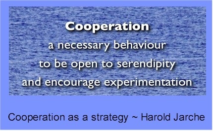Thriving-Baby-Boomers - Serious Dating - cooperation - "Cooperation - a necessary behaviour to be open to serendipity and encourage experimentation." ~ Harold Jarche